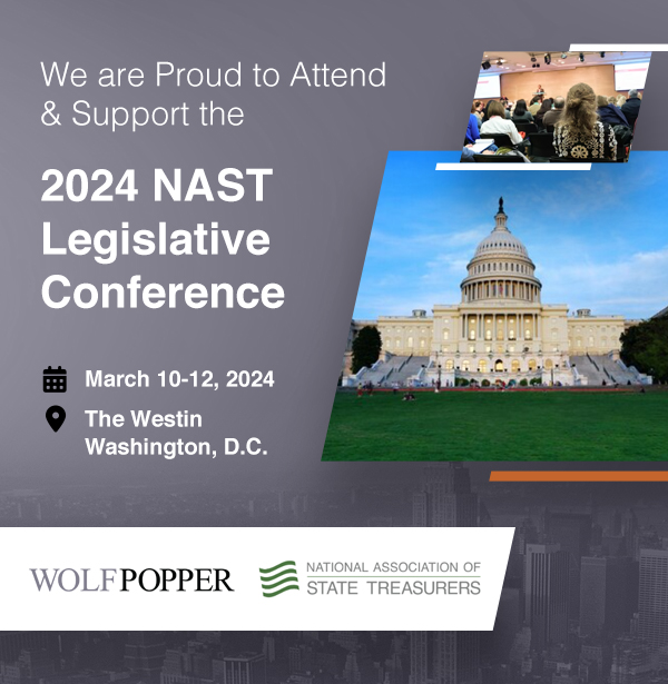 Wolf Popper LLP Wolf Popper Proudly Supports and Attends the National